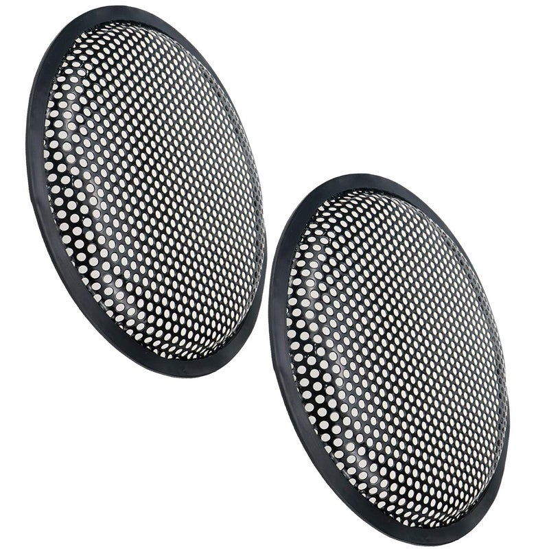 AUTUT 2 Pcs 8 Inch Subwoofer Waffle Cover Guard Speaker Grills - Image 1